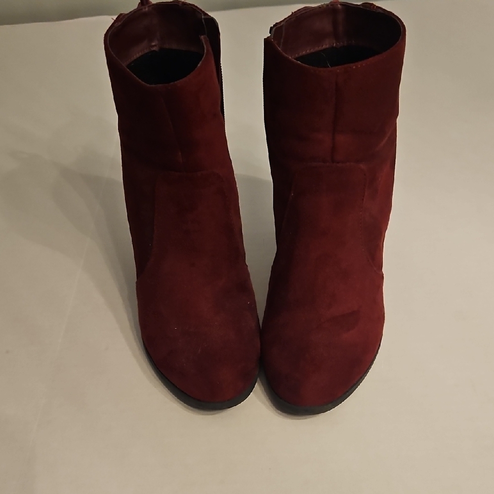 Limelight Burgundy Ankle Boots